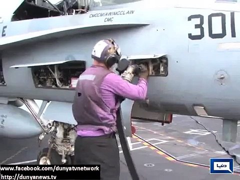 Dunya News Headlines 23 March 2015 - Life on board aircraft carrier USS Carl Vinson