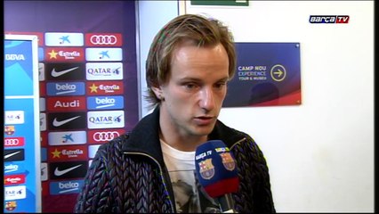 Rakitic y Bravo valoran la victoria del Barça en el Clásico