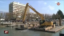 Grand nettoyage des ports du lac du Bourget (Aix-les-Bains)