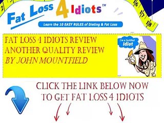 Fat Loss 4 Idiots Review