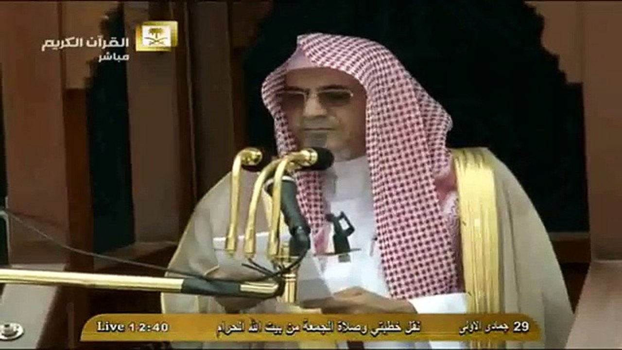 صلاة و خطبتي الجمعة 29 جمادى الأولى  1436 - الشيخ صالح بن عبد الله بن حميد