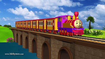 Engine Engine Number 9 - 3D Animation English Nursery rhyme for children