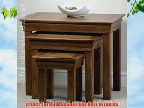 French Farmhouse Solid Oak Nest of Tables