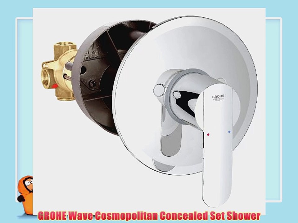 GROHE Wave Cosmopolitan Concealed Set Shower