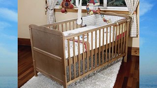 POPPY'S PLAYGROUND NEW BABY COUNTRY PINE COT BED NURSERY FURNITURE - ISABELLA COTBED/JUNIOR