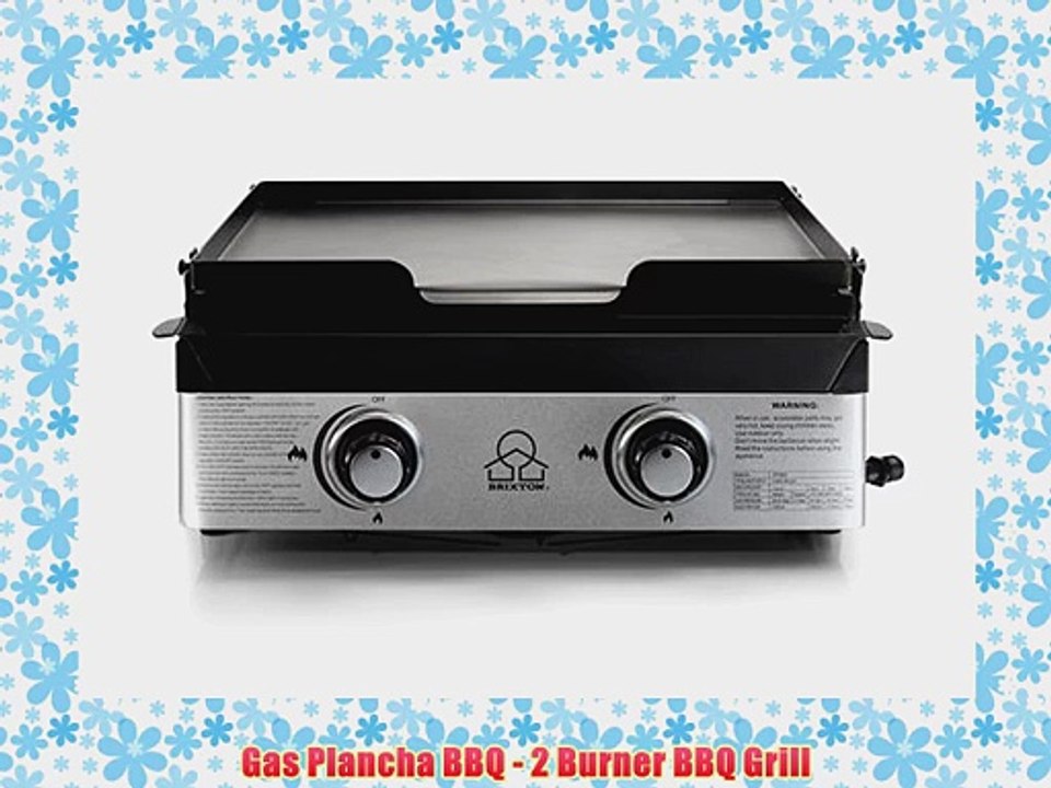 Gas Plancha BBQ - 2 Burner BBQ Grill