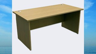Trexus Classic Desk Panelled Rectangular W1600xD800xH725mm Oak