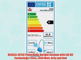 BISSELL 4875E PowerGlide Upright Vacuum with Lift Off Technology 1 Litre 1300 Watt Grey and