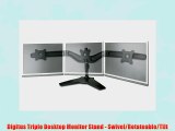 Digitus Triple Desktop Monitor Stand - Swivel/Rotateable/Tilt
