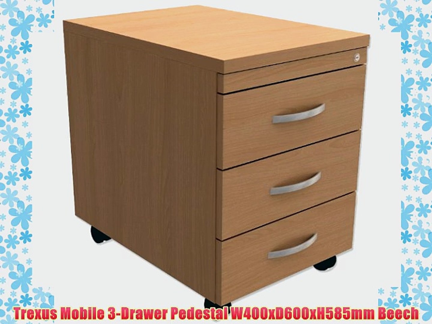 Grey Oak Wood PRE ASSEMBLED Office Hippo 2 Drawer Filing Cabinet 
