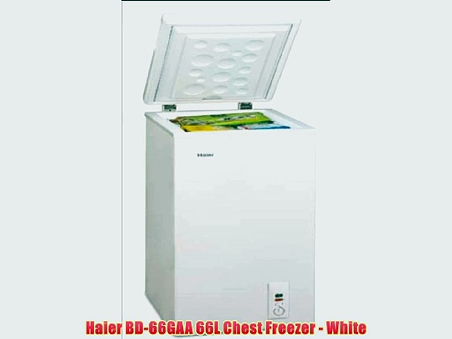 Haier BD-66GAA 66L Chest Freezer - White - video Dailymotion