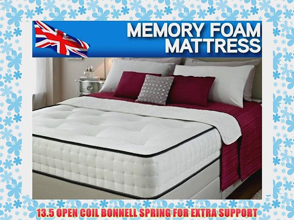 4'0 SMALL DOUBLE TUFTED MEMORY FOAM MATTRESS