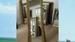 MODERN 4 FLAT SOLID OAK LONG AND FULL LENGTH DRESSING MIRRORS - VARIOUS LENGTHS AVAILABLE (Bevel