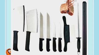 COMMERCIAL BUTCHER SHOP KNIFE SET DOLOMITEN INOX