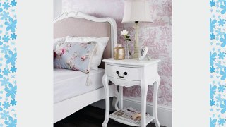 Juliette Shabby Chic Antique White 1 Drawer Bedside Table