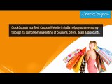 Get The Best Deals On Snapdeal Coupon & Myntra Coupons - Crackcoupon.in