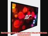 Elite Screens ER120WH1 Sable Fixed Frame Projection Screen 120 inch 169 AR