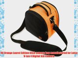 VG Orange Laurel DSLR Camera Carrying Bag with Removable Shoulder Strap for Leica V-Lux 4 Digital