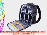 Weather Resistant Digital SLR Camera Carry Case With Shoulder Straps For Canon EOS D Series