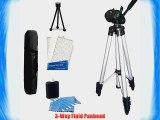 Professional style Tripod Kit Includes 50 Full Tripod W/ Carrying Case   LCD Screen Protectors