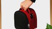 Red Slim Holster Camera Bag Lightweight Protective Carrying Case with Extra Accessory Compartment