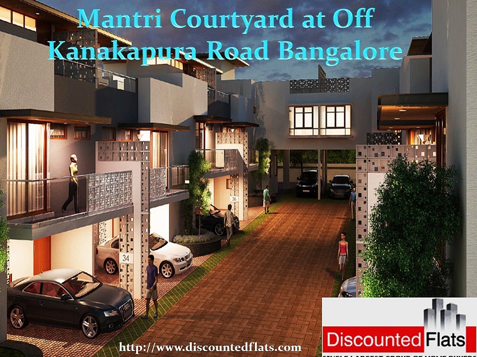 Mantri Courtyard upcoming project of Row Villas at Off Kanakapura Road Bangalore