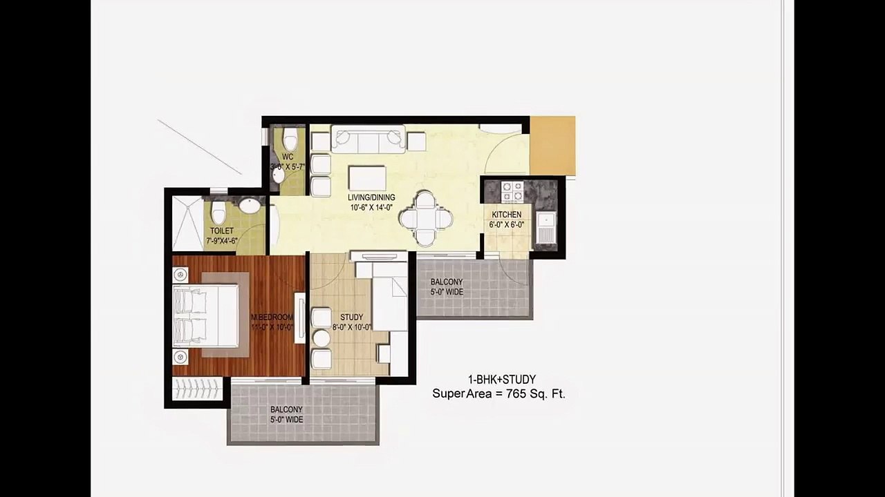 3 bhk apartment in noida sector 144 by Unnati Fortune Group