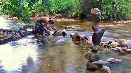 "Gravity glue" ou l'art d'empiler des cailloux