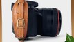 Herringbone Heritage Leather Camera Hand Grip Type 1 Hand Strap for DSLR with Multi Plate Camel