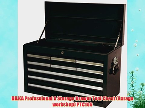 HILKA Professional 9 Storage Drawer Tool Chest (Garage workshop) PTC106
