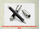 Graf von Faber-Castell Medium Intuition Platino Fountain Pen - Black