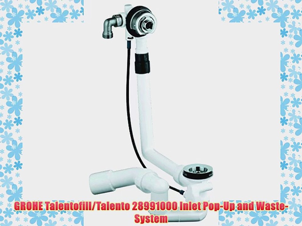 GROHE Talentofill/Talento 28991000 Inlet Pop-Up and Waste-System