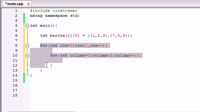 Buckys C++ Programming Tutorials - 37 - How to Print Out Multidimensional Arrays