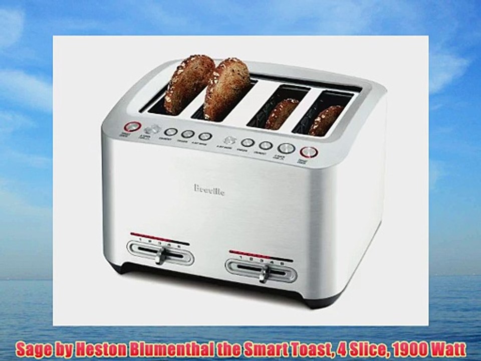 Sage by Heston Blumenthal the Smart Toast 4 Slice 1900 Watt