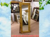NEW LARGE FLAT MODERN CHUNKY SOLID PINE LIGHT OAK STAINED LONG AND FULL LENGTH DRESSING MIRRORS