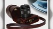 MegaGear (Ever Ready) Protective Leather Camera Case Bag for Canon Eos M  Canon Eos M2 (Dark
