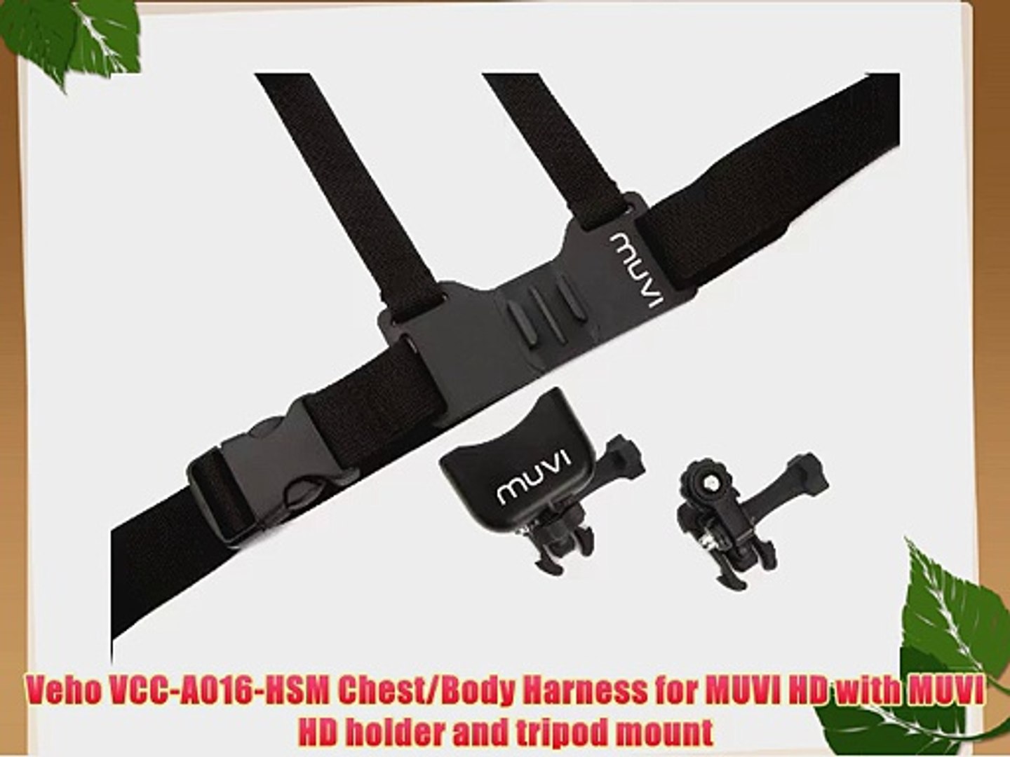 Adjustable Chest Harness Mount For Veho VCC-005-MUVI-HDNPNG VCC-005-MUVI-NPNG 