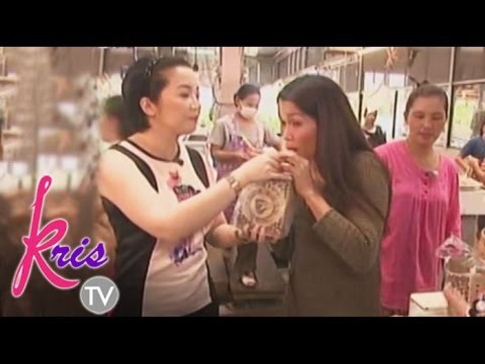 Kris and Pokwang try Thai milk shake and milk tea