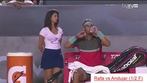 funny moments tennis Rio Open Beautiful HOT GIRL nadal 2014