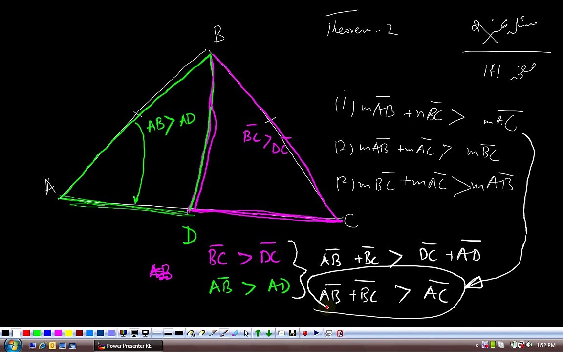 (G10 MTH AAAFQ) Matric Maths Unit 5, Theorem 2