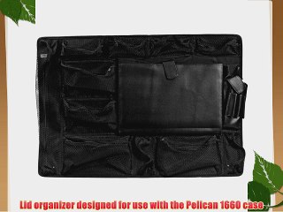 Pelican 1669 Lid Organizer for 1660 Case