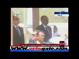 مراسم الإستقبال الرسمية لـ"السيسى" بمطار الخرطوم