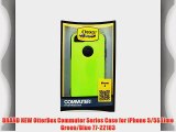 BRAND NEW OtterBox Commuter Series Case for iPhone 5/5S Lime Green/Blue 77-22163