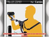 Deluxe Hands Free Video Shoulder Mount Stabilizer Support Rig   Carrying Case For Canon VIXIA