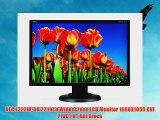 NEC E222W-BK 22 inch Widescreen LCD Monitor 1680X1050 DVI PIVOT HT ADJ Black