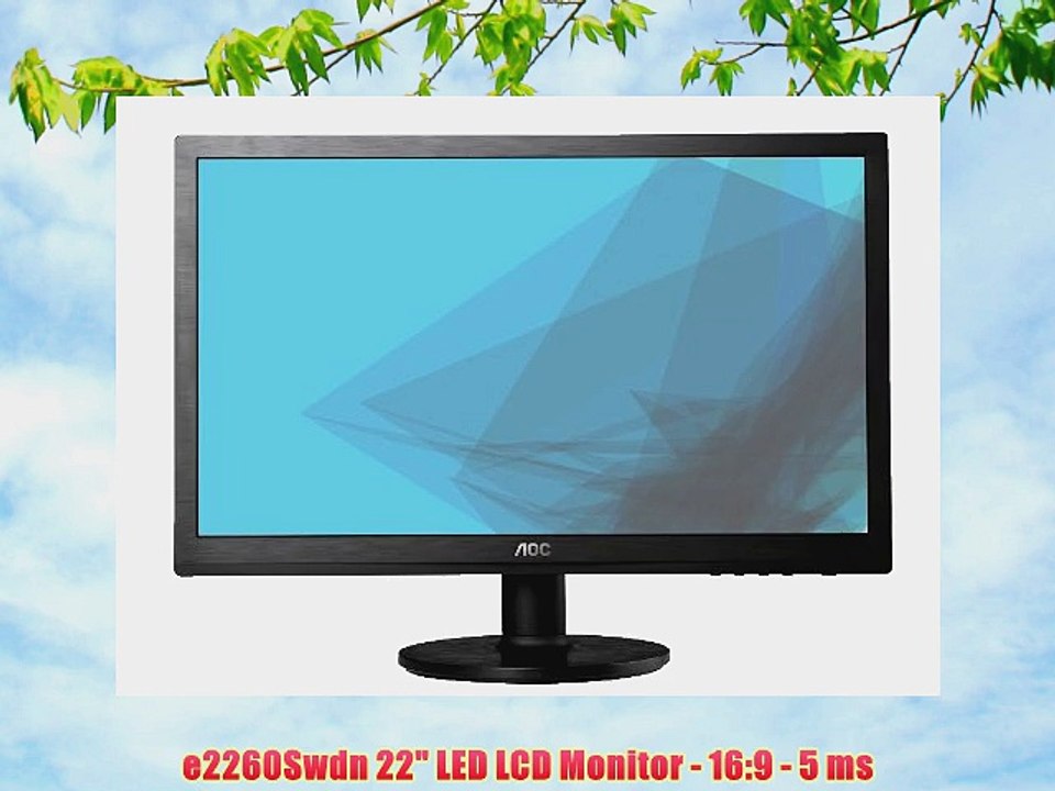 e2260Swdn 22 LED LCD Monitor - 16:9 - 5 ms