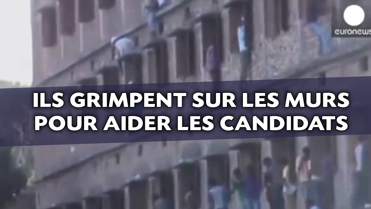 Inde: Ils escaladent un centre d'examen pour aider les candidats