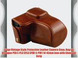 Fotga Vintage Style Protective Leather Camera Case Bag for Olympus PEN E-PL3 EPL3 EPM1 E-PM1