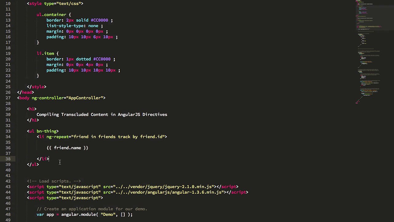 Compiling Transcluded Content in AngularJS Directives