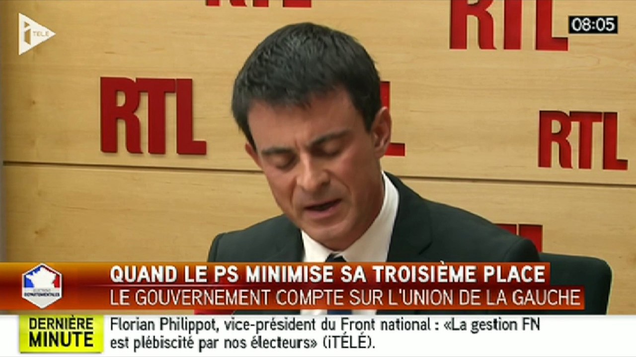 Manuel Valls : le "ni-ni" est une "faute morale" et "politique"